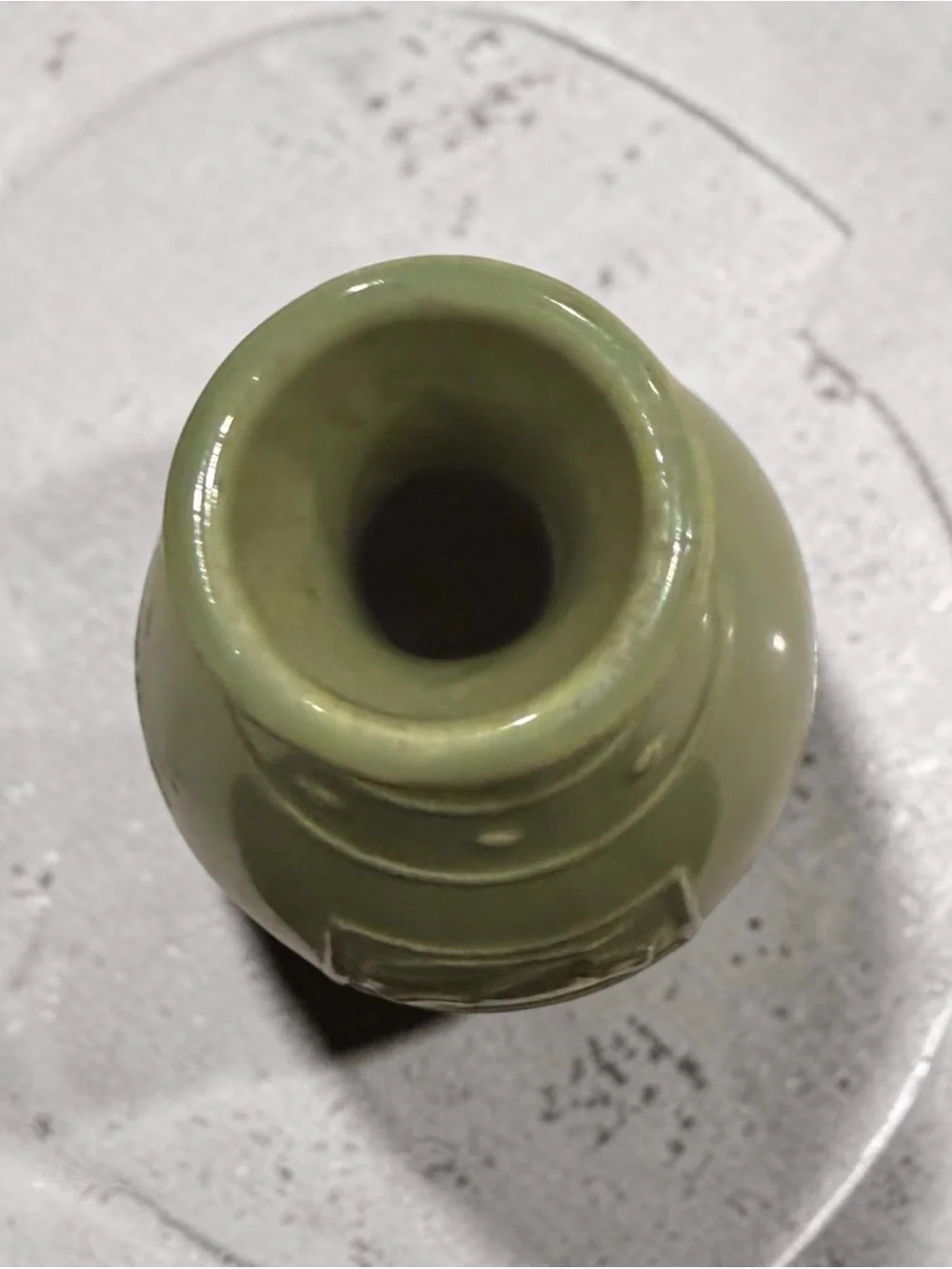Sorrento Oregano Green Stoneware Vase/Wine decanter